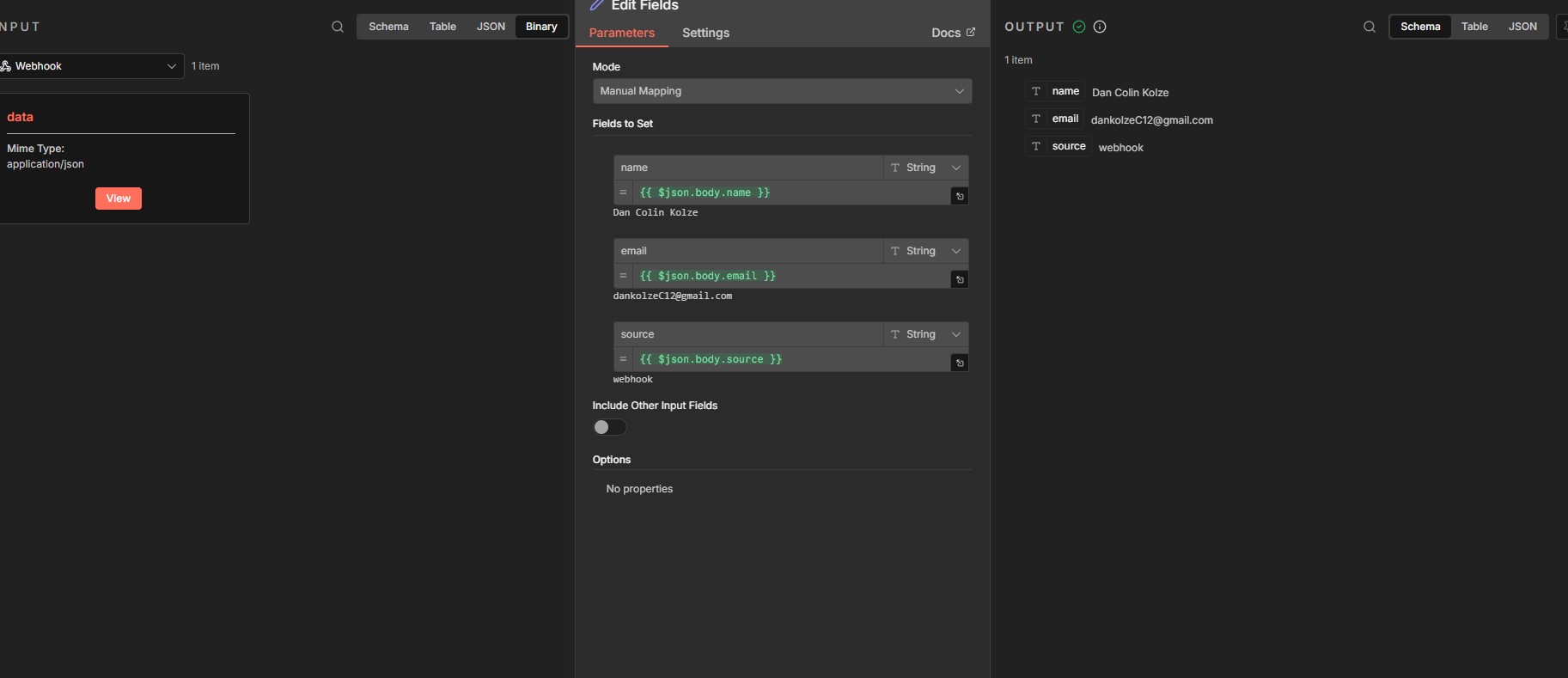 Webhook Configuration